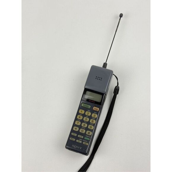 Vtg 1992 Sony CM-H333 The Mars Bar Mobile Cellular Phone & Car Charger- Tested E - Picture 10 of 13